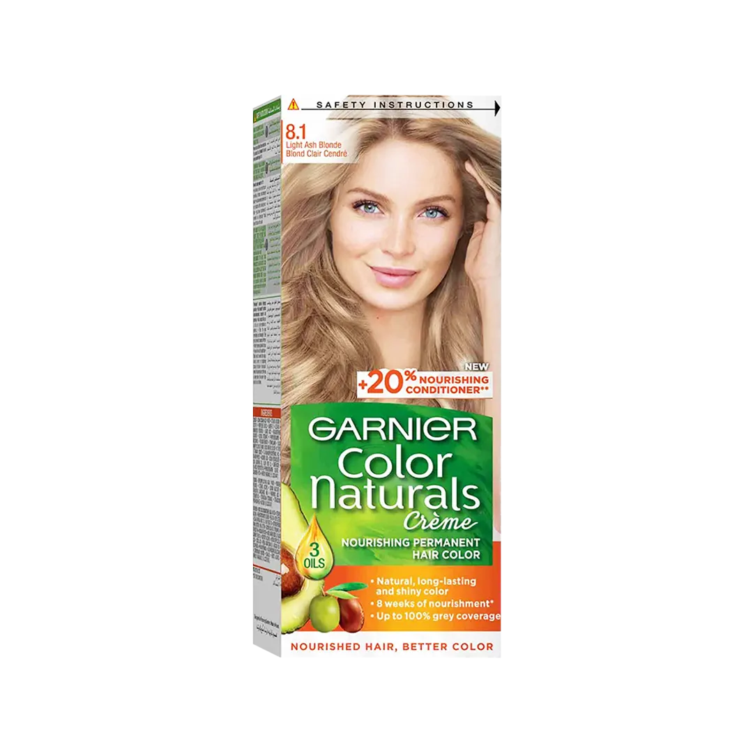 Garnier Hair Color Naturals Creme - 8.1 Light Ash Blonde