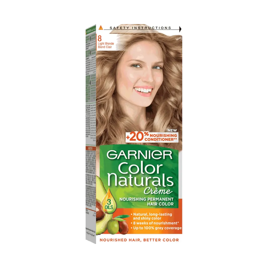 Garnier Hair Color Naturals Creme - 8 Light Blonde