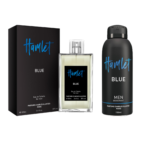 Hamlet Blue Eau De Toilette and Deodorant Gift Set Pour Homme