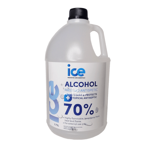Ice First Aid 70% Alcohol Solution – 3.75L Antiseptic & Disinfectant