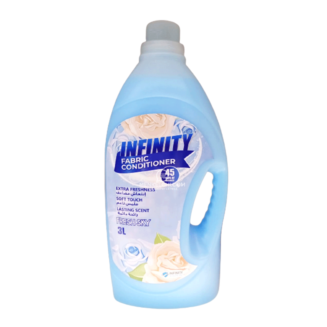 Infinity Fresh Sky Fabric Conditioner & Softener For Clothes - 3L