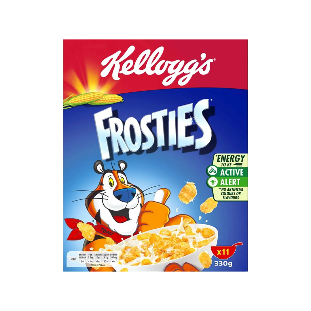 Kellogg's Frosties Corn Flakes Cereal Breakfast - 330g