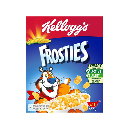 Kellogg's Frosties Corn Flakes Cereal Breakfast  - 330g