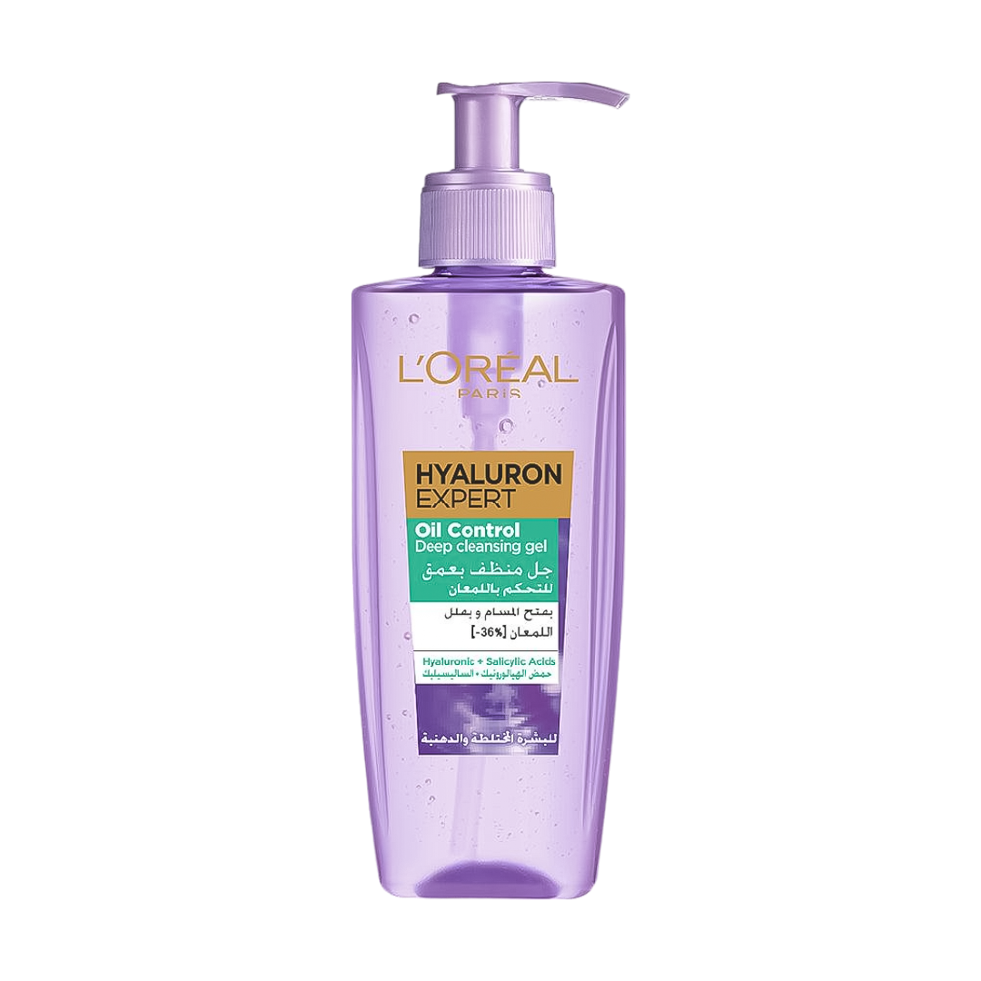 L'Oréal Hyaluron Expert Oil Control Deep Cleansing Face Gel - 200ml
