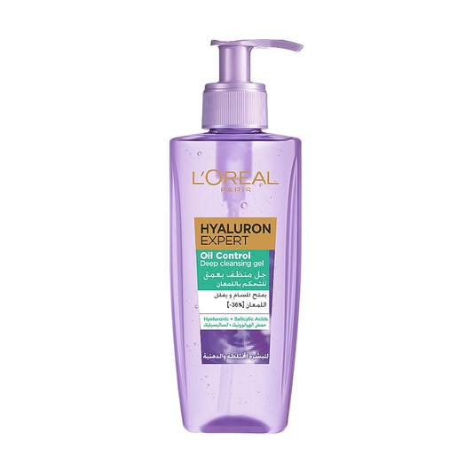 L'Oréal Hyaluron Expert Oil Control Deep Cleansing Face Gel - 200ml