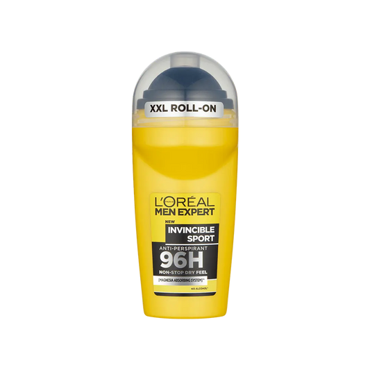 L'Oréal Men Expert Invincible Sport 96H Roll On Deodorant For Men - 50ml