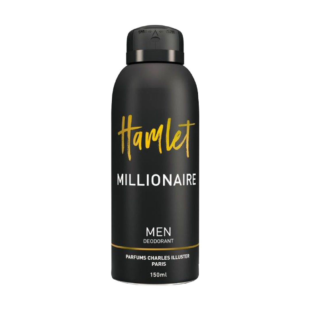 Hamlet Millionaire Deodorant Spray For Men 150ml – MENKELCHI