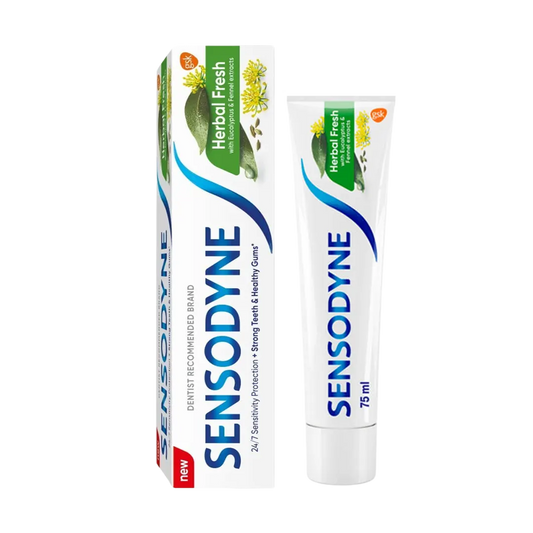Sensodyne Herbal Fresh Toothpaste With Fluoride - 75ml