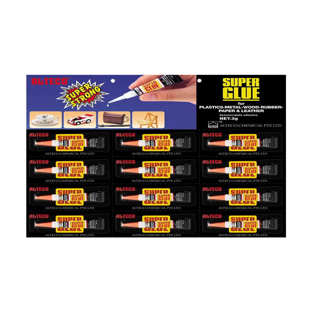 Alteco Super Glue Gel Original Pack - 12Pcs