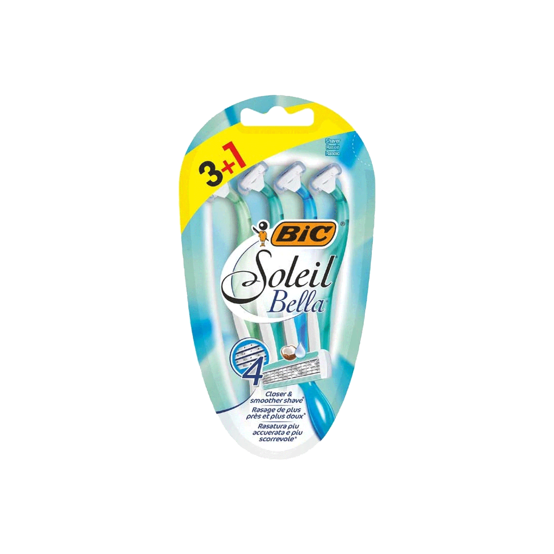 Bic Miss Soleil Bella Razors  - 4Pcs