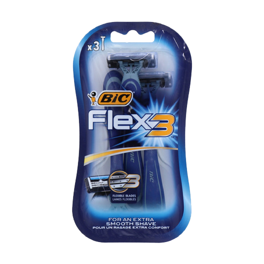 Bic Flex 3 Razors - 3Pcs