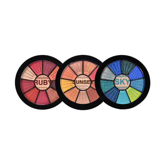 Ruby Rose Eyeshadow & Primer Palettes - 3 Colors