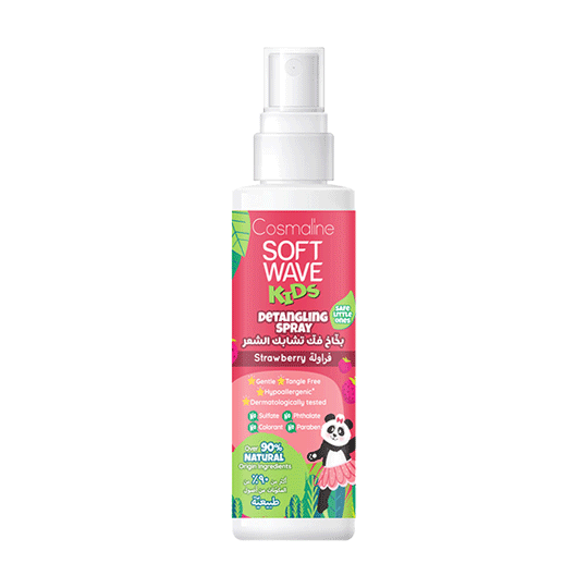 Cosmaline Soft Wave Kids Hair Detangling Spray Strawberry - 125ml