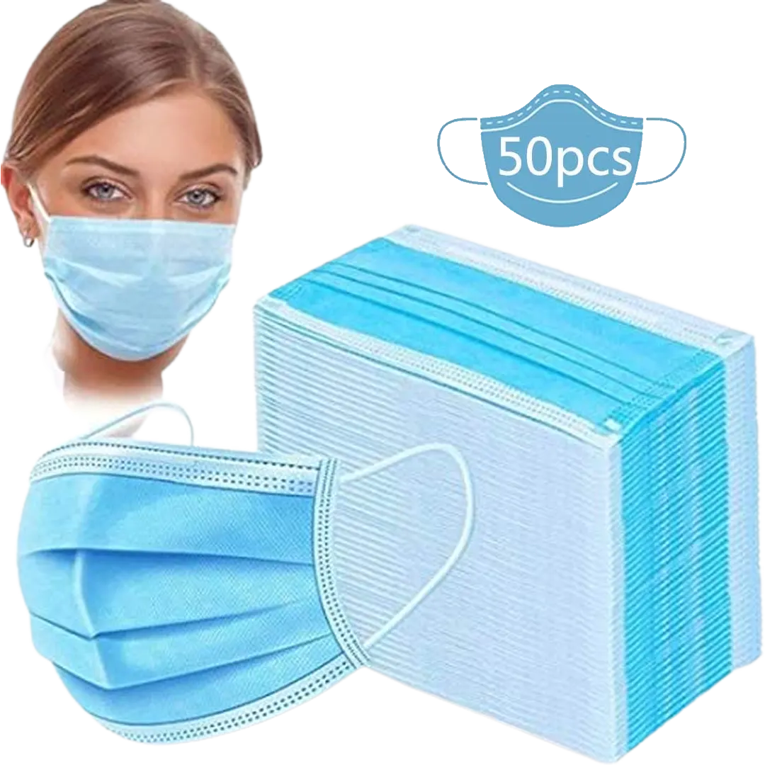 Disposable Medical Face Mask - 50 Pcs
