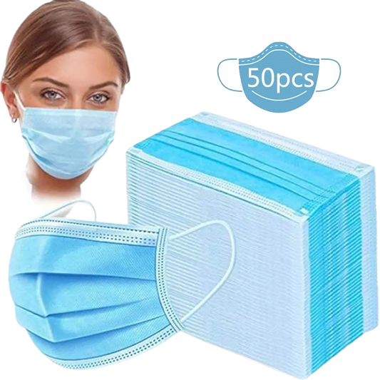 Disposable Medical Face Mask - 50 Pcs