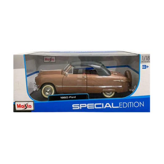 Maisto Special Edition 1/18 1950 Ford Convertible - Brown