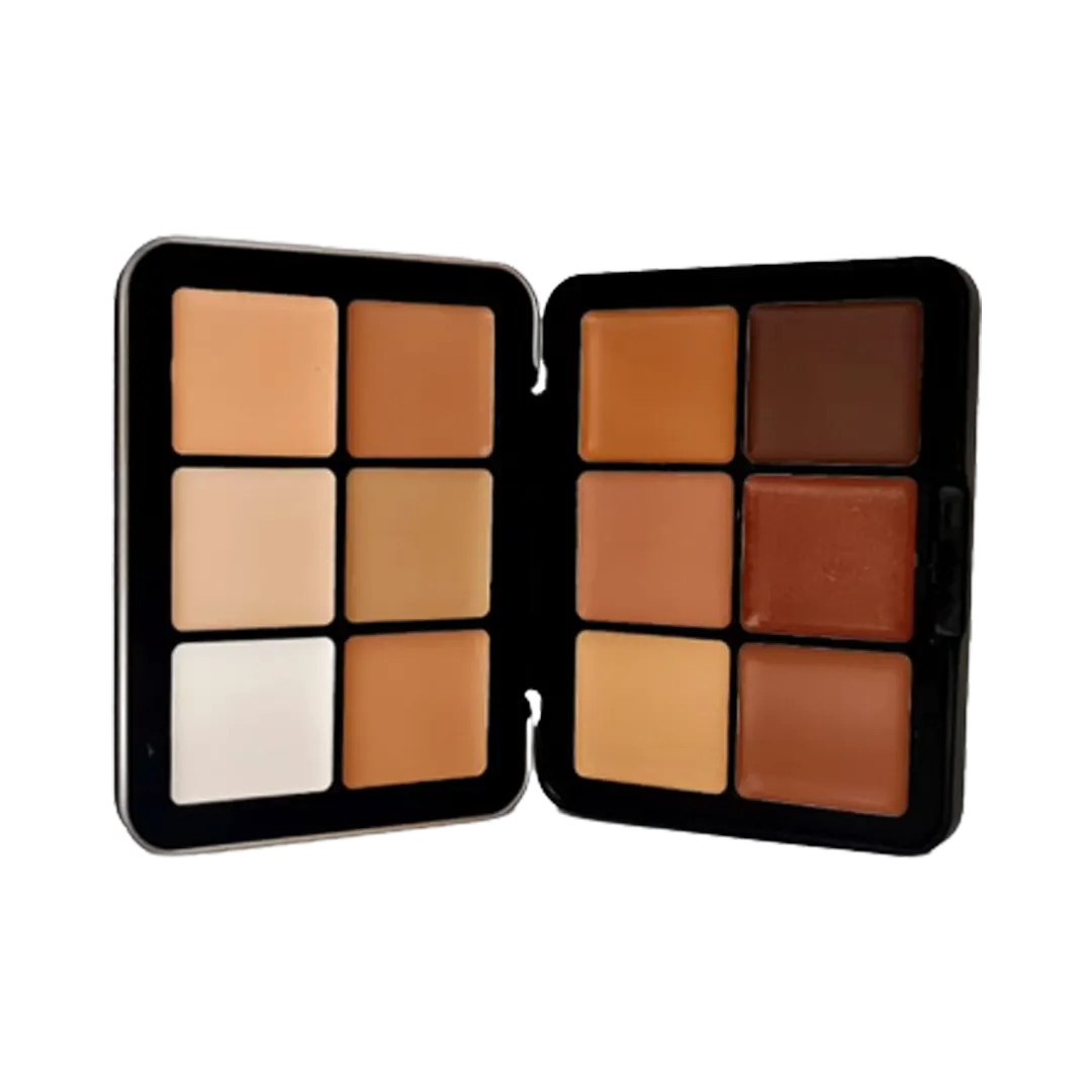 Quick Fix Makeup Contouring Foundation Palette - KATE - Cream - 12 Colors
