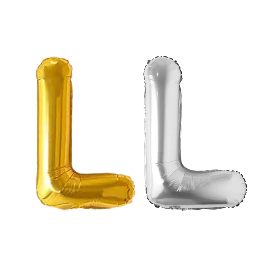 Foil Letter " L " Balloons 42cm - 2 Colors