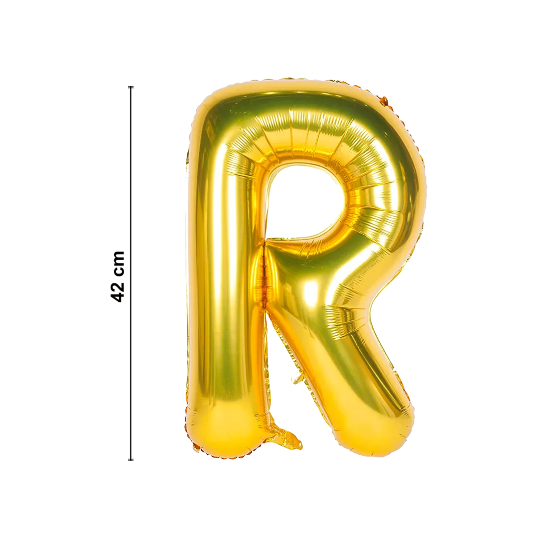 Foil Letter " R " Balloons 42cm - 2 Colors