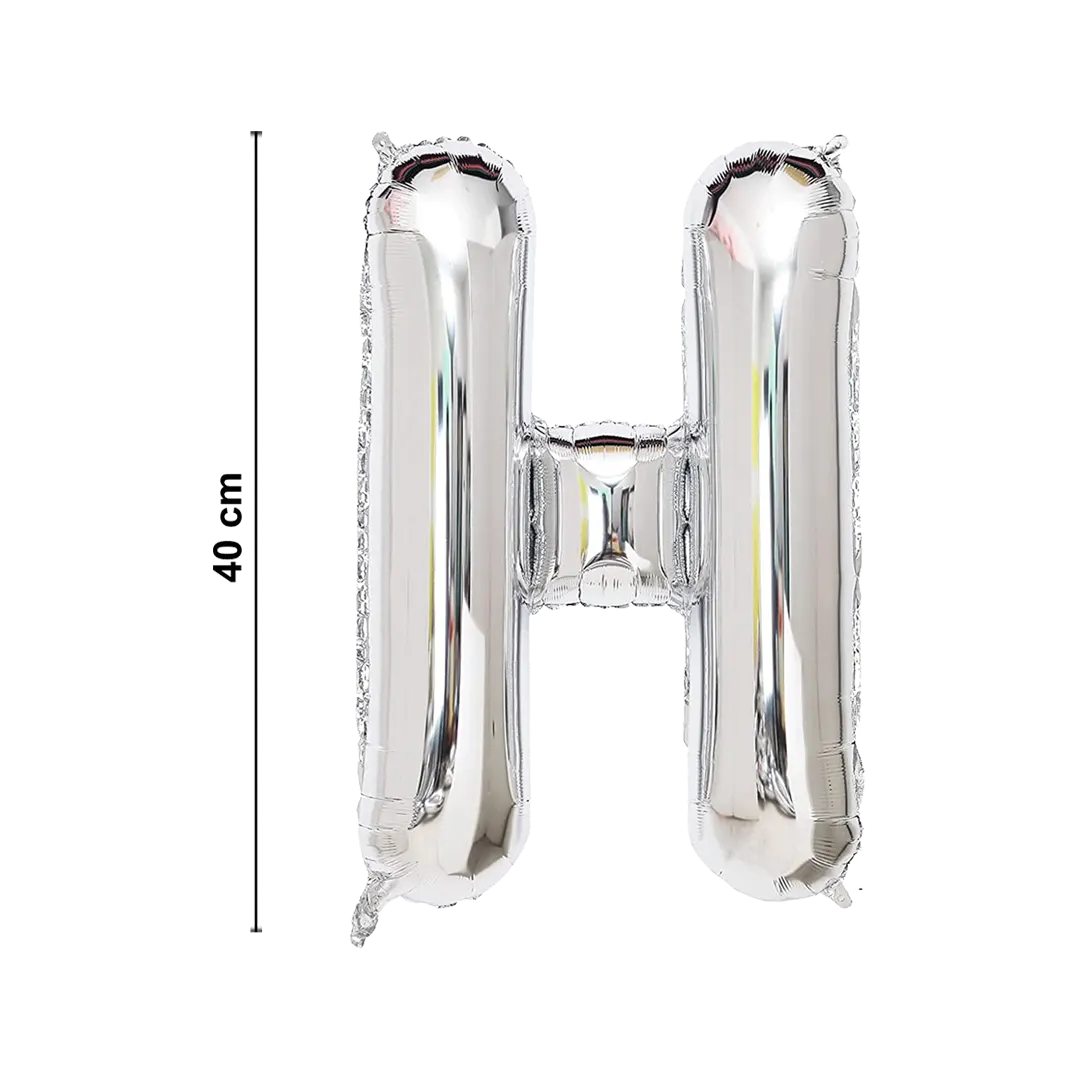Foil Letter " H " Balloons 40cm - 2 Colors