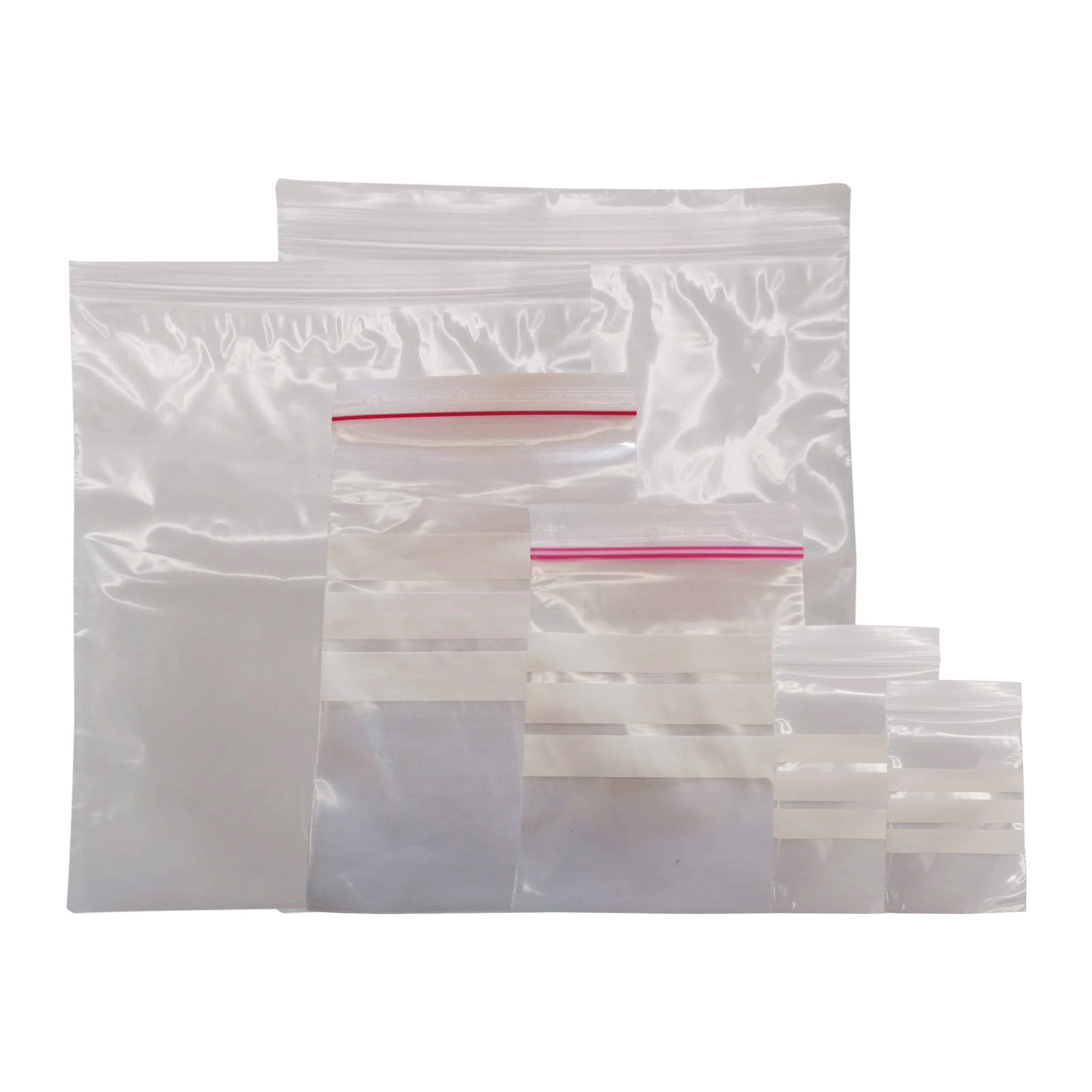 Nylon Zipper Bags 100Pcs MENKELCHI