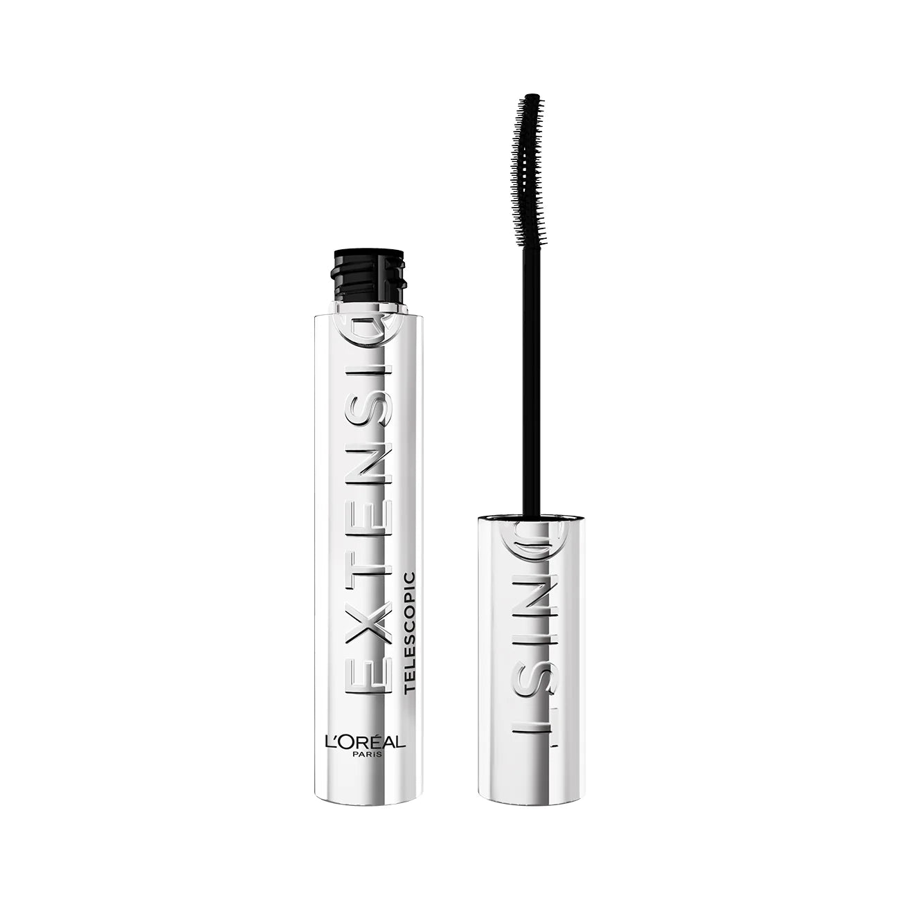 L'Oréal Paris Telescopic Extensionist Black Mascara mascara on a white background