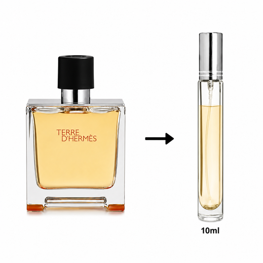 Hermes Terre D'Hermès Pure Perfume For Men(Decanted From Original Bottle) - 10 ML / 175 Sprays