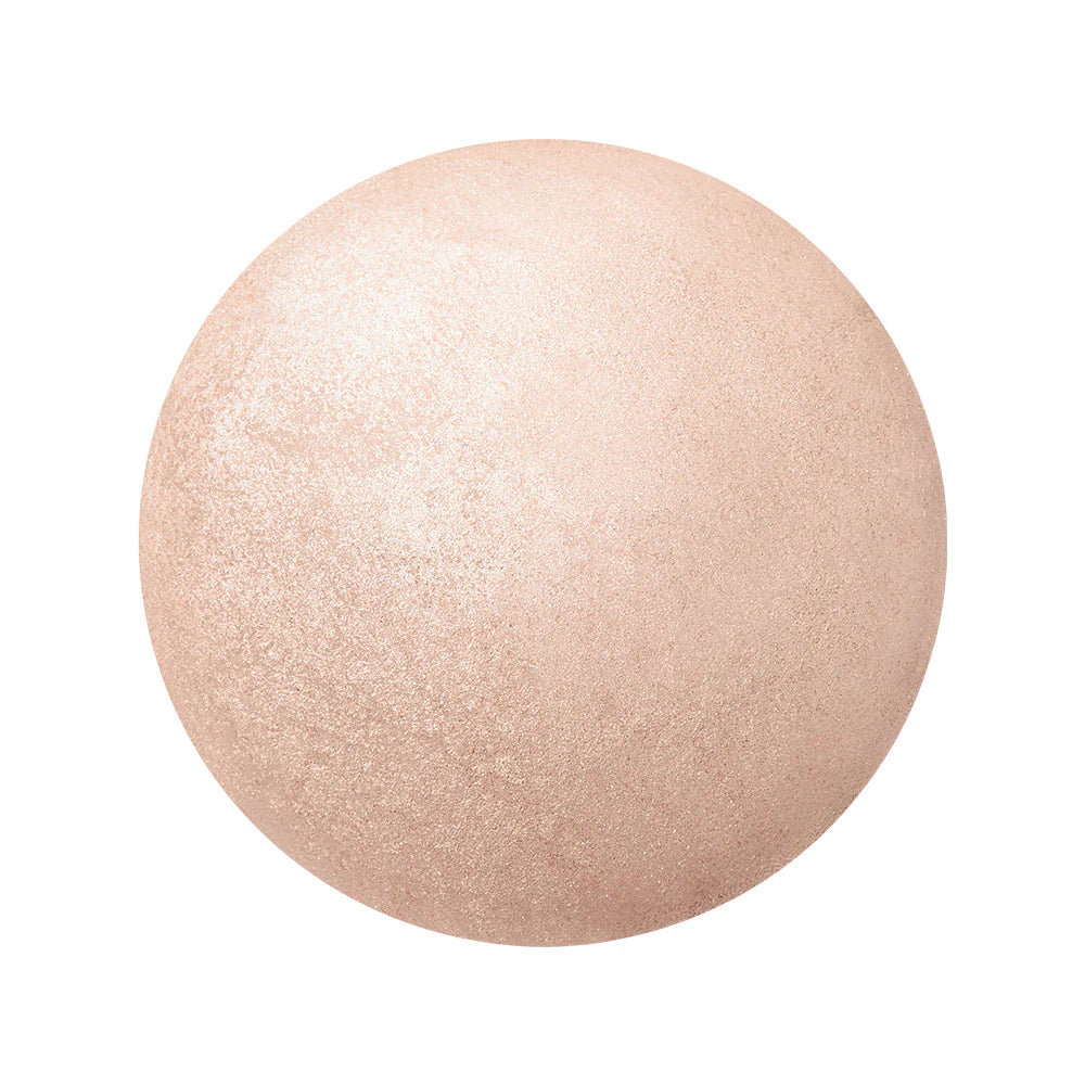 Beige-colored sphere on a white background