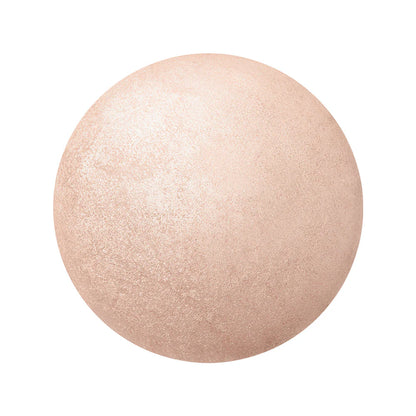 Beige-colored sphere on a white background