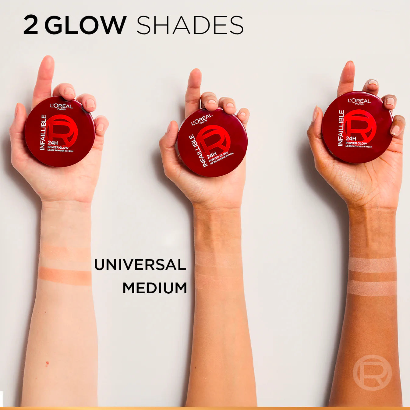 L'oréal Infaillible 24H Power Glow Brightening Loose Powder In Mesh - 2 Shades
