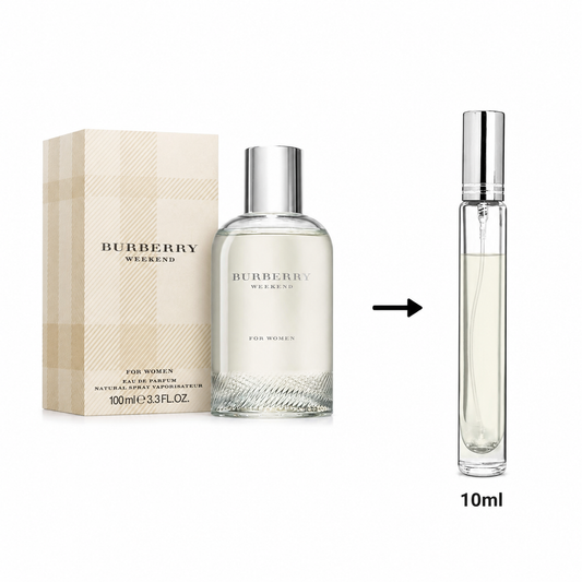 Burberry Weekend Eau De Parfum For Women(Decanted From Original Bottle) - 10 ML / 175 Sprays