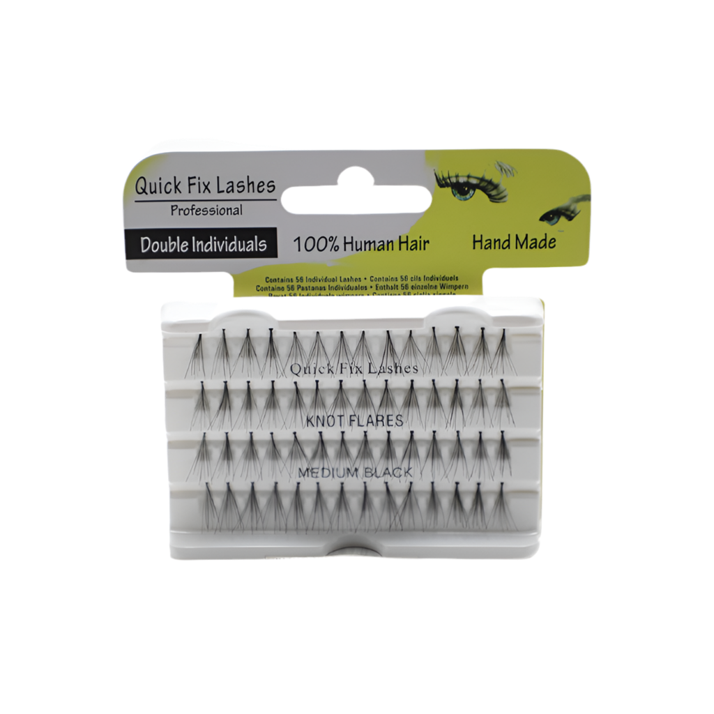Quick Fix Eye Lashes Individuals Knot Flares - Medium Black