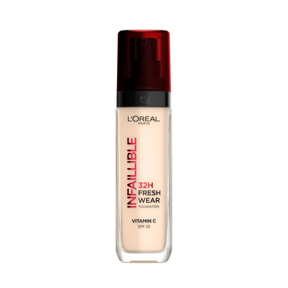 L’Oréal Paris Infallible 32H Fresh Wear Foundation - Vitamin C - SPF25 - 8 Colours