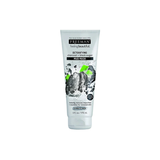 Freeman Detoxifying Charcoal & Black Sugar Face Mud Mask - 175ml