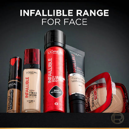 L'Oréal Infallible 3-Second Setting Mist Spray 36H Waterproof & Transfer Proof - 75ml