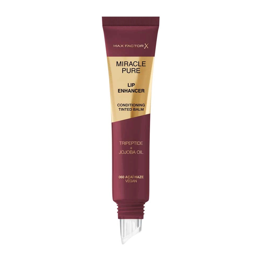 Max Factor Miracle Pure Lip Enhancer tube on a white background