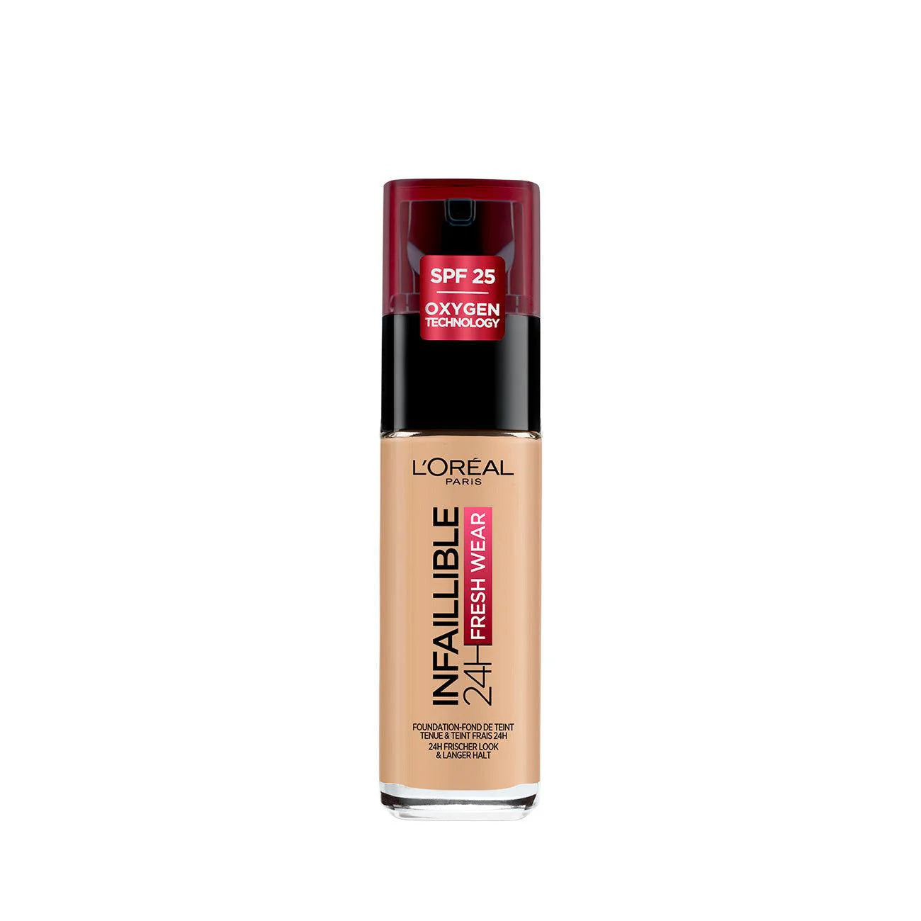 L’Oréal Paris Infallible 32H Fresh Wear Foundation - Vitamin C - SPF25 - 8 Colours