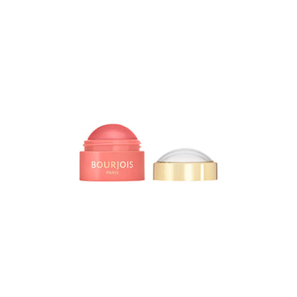 Bourjois Little Round Pot 2-in-1 Cream Blush For Cheeks and Lips  with pink casing and white cap on a white background