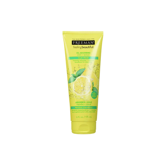 Freeman Oil Absorbing Mint & Lemon Clay Face Mask - 175ml