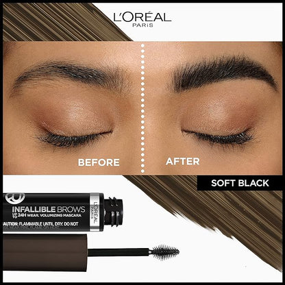 L’Oréal Paris Infallible Brows Volumizing 24H Wear Mascara - 2 Colors