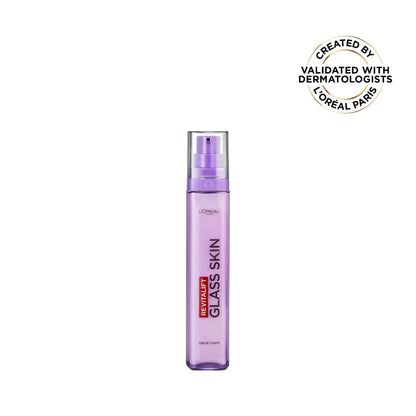 L'oréal Revitalift Glass Skin Liquid Cream: 1 Drop For 100H Glowing Hydration With Hyaluronic Acid & Vitamins B3+B5+C For Dewy, Plumped Glass Skin - 15ML