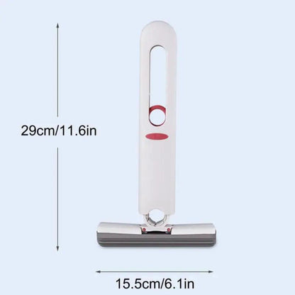 Portable Floor Mop - Self-Squeeze & Short