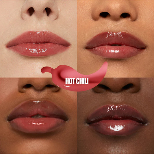 Maybelline Lifter Plump Lip Gloss With Chili Pepper And 5% Maxi-Lip™- Hot Chilli