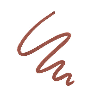 Brown makeup swatch on a white background