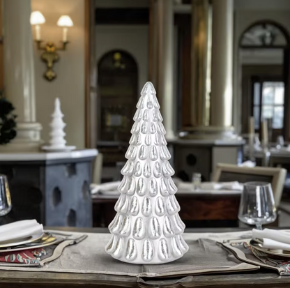 Silver Christmas Tree Tabletop Decoration
