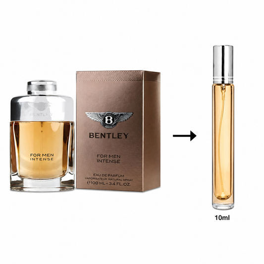 Bentley Intense Eau De Parfum For Men(Decanted From Original Bottle) - 10 ML / 175 Sprays