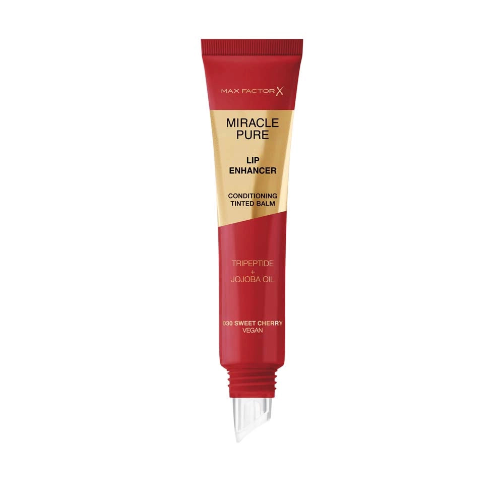 Max Factor Miracle Pure Lip Enhancer tube on a white background