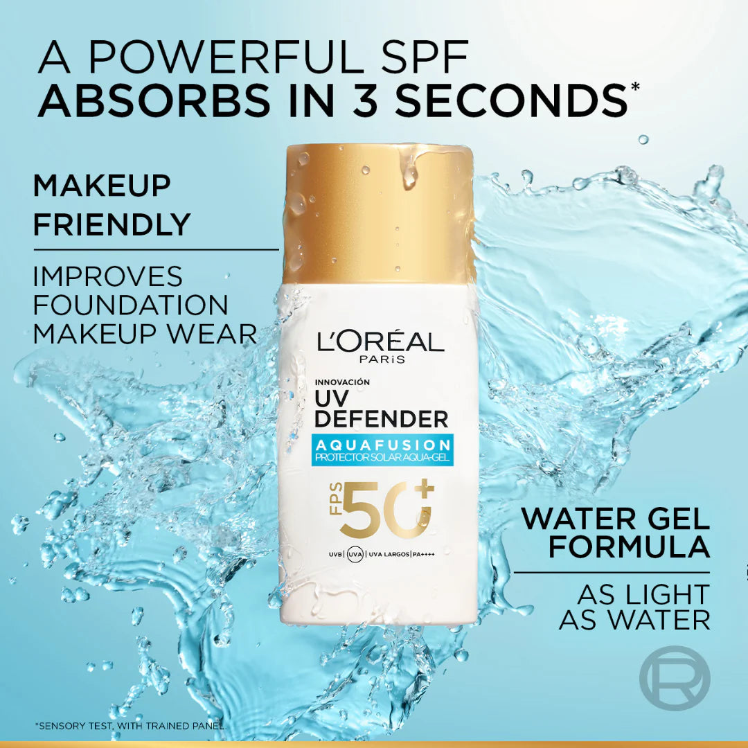 L'Oréal Paris UV Defender Aquafusion Daily Water Gel Sunscreen SPF50+