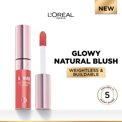L’Oréal Paris LUMI Le Liquid Blush - 5 Glowy Shades - Buildable