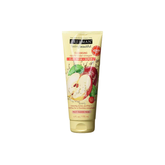 Freeman Cleansing Apple Cider Vinegar Clay Face Mask + Scrub - 175ml